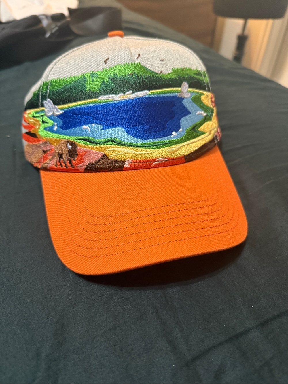 Yellowstone Orange Embroidered Ball Cap